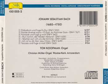 CD Johann Sebastian Bach: Ausgewählte Orgelwerke