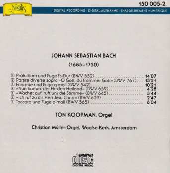 CD Johann Sebastian Bach: Ausgewählte Orgelwerke