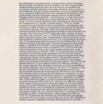 CD Johann Sebastian Bach: Ausgewählte Orgelwerke