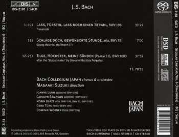 SACD Johann Sebastian Bach: ‘Trauerode’ (Lass, Fürstin, Lass Noch Einen Strahl BWV 198 / Tilge, Höchster, Meine Sünden BWV 1083)