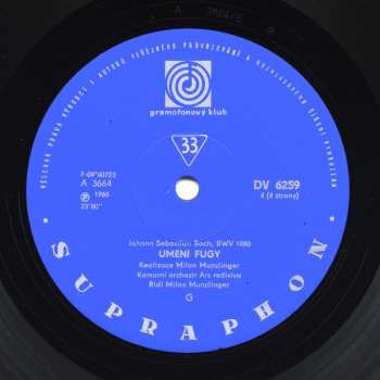 2LP Johann Sebastian Bach: Umění Fugy (2xLP + BOOKLET)