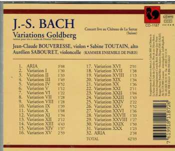 CD Johann Sebastian Bach: Variations Goldberg