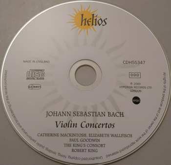 CD Johann Sebastian Bach: Violin Concertos