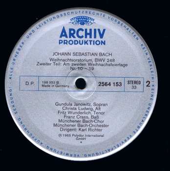 3LP/Doos Johann Sebastian Bach: Weihnachtsoratorium BWV 248