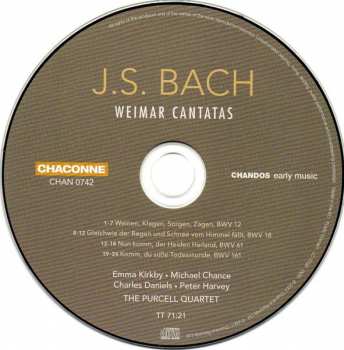 CD Johann Sebastian Bach: Weimar Cantatas