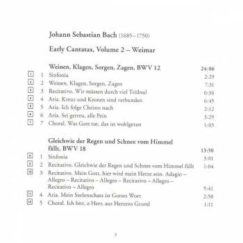 CD Johann Sebastian Bach: Weimar Cantatas