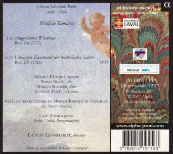CD Johann Sebastian Bach: Weltliche Kantaten, BWV 30a & 207