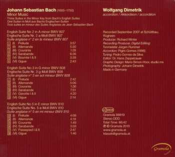 CD Johann Sebastian Bach: Minor Music 