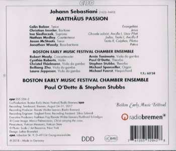 CD Christian Immler: Matthäus Passion