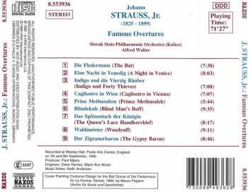 CD Johann Strauss Jr.: Famous Overtures