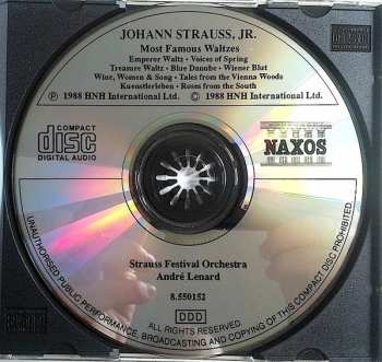 CD Johann Strauss Jr.: Most Famous Waltzes