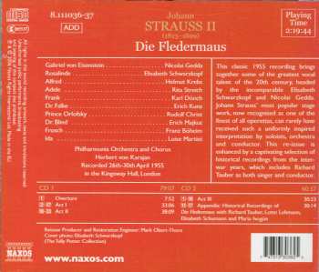 2CD Herbert von Karajan: Die Fledermaus