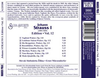 CD Johann Strauss Sr.: Johann Strauss I:  Edition • Vol. 12