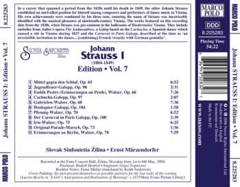 CD Johann Strauss Sr.: Johann Strauss I: Edition • Vol. 7