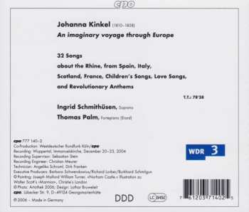 CD Ingrid Schmithüsen: An Imaginary Voyage Through Europe (32 Songs)