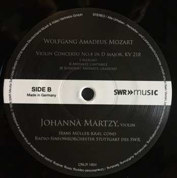 LP Wolfgang Amadeus Mozart: Violin Concertos Nos. 3 & 4