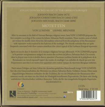 2CD/Doos Johann Christoph Bach: Bach Motetten