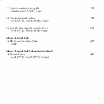 2CD/Doos Johann Christoph Bach: Bach Motetten