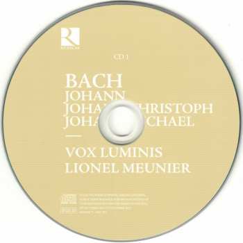 2CD/Doos Johann Christoph Bach: Bach Motetten