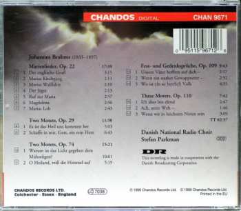CD Johannes Brahms: A Cappella Volume One