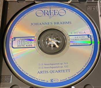 CD Johannes Brahms: Streichquartette Op.51