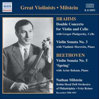 Album Ludwig van Beethoven: Beethoven Brahms Nathan Milstein (1904-1992)