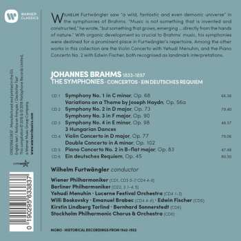 6CD/Doos Johannes Brahms: The Symphonies, Concertos, Ein Deutsches Requiem
