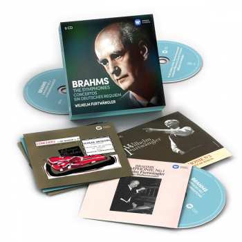 6CD/Doos Johannes Brahms: The Symphonies, Concertos, Ein Deutsches Requiem