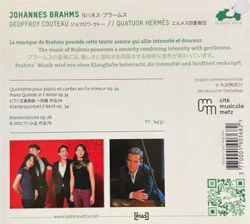 CD Johannes Brahms: Brahms: Piano Quintet In F Minor, Op. 34 / Klavierstücke, Op. 76, Vol 1