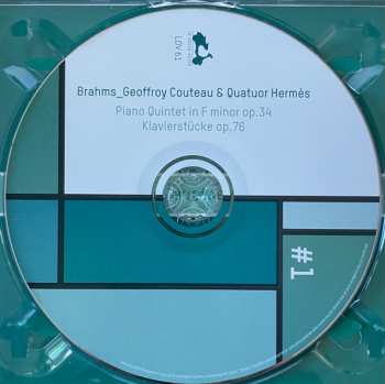 CD Johannes Brahms: Brahms: Piano Quintet In F Minor, Op. 34 / Klavierstücke, Op. 76, Vol 1