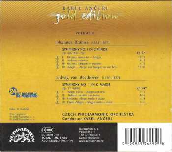 CD The Czech Philharmonic Orchestra: Brahms: Symphony No. 1, Beethoven: Symphony No. 1
