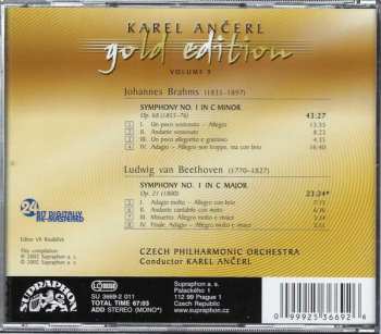 CD The Czech Philharmonic Orchestra: Brahms: Symphony No. 1, Beethoven: Symphony No. 1