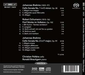 SACD Robert Schumann: Cello Sonatas / Fünf Stücke Im Volkston