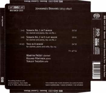 SACD Johannes Brahms: Clarinet Sonatas & Trio