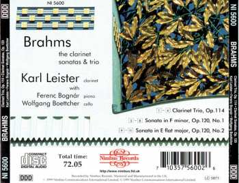 CD Johannes Brahms: Clarinet Trio, Op. 114 • Clarinet Sonatas, Op. 120