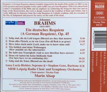 CD Johannes Brahms: Ein Deutsches Requiem