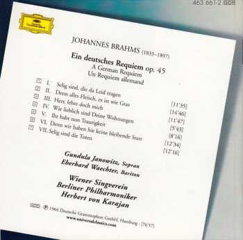 CD Berliner Philharmoniker: Ein Deutsches Requiem