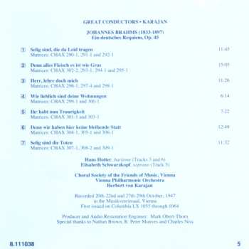 CD Herbert von Karajan: Ein Deutsches Requiem