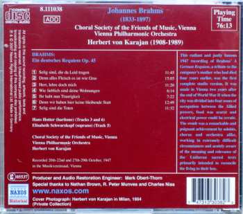 CD Herbert von Karajan: Ein Deutsches Requiem