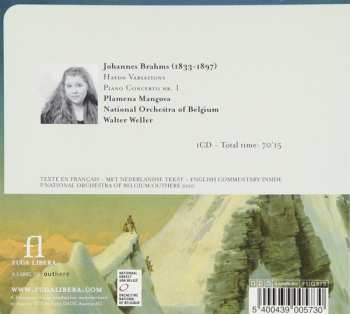 CD Johannes Brahms: Haydn Variations : Piano Concerto Nr. 1 