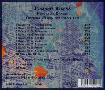 CD Johannes Brahms: Hungarian Dances