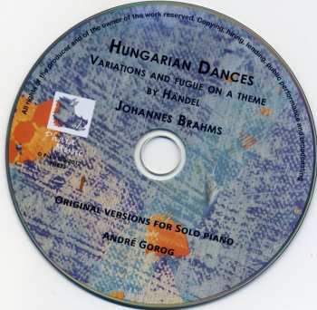 CD Johannes Brahms: Hungarian Dances
