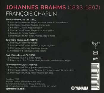 CD Johannes Brahms: Intermezzi, Rhapsodies 