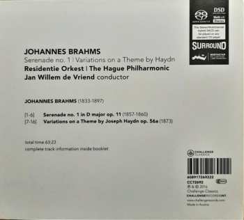 SACD Johannes Brahms: Seranade No.1/Variations On A Theme By Haydn
