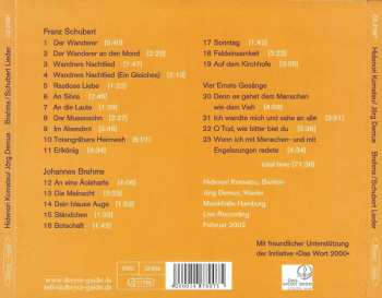 CD Johannes Brahms: Lieder