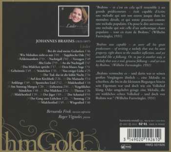 CD Johannes Brahms: Lieder