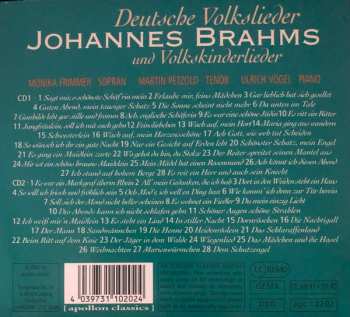 2CD Johannes Brahms: Deutsche Volkslieder und Volkskinderlieder