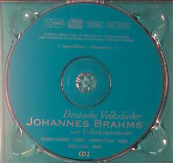 2CD Johannes Brahms: Deutsche Volkslieder und Volkskinderlieder