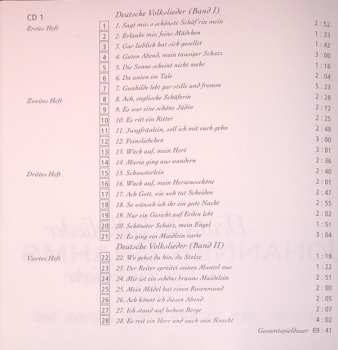 2CD Johannes Brahms: Deutsche Volkslieder und Volkskinderlieder