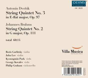 CD Antonín Dvořák: Streichquintett Nr. 2 G-Dur Op. 111 ; Streichquintett Es-Dur Op. 97